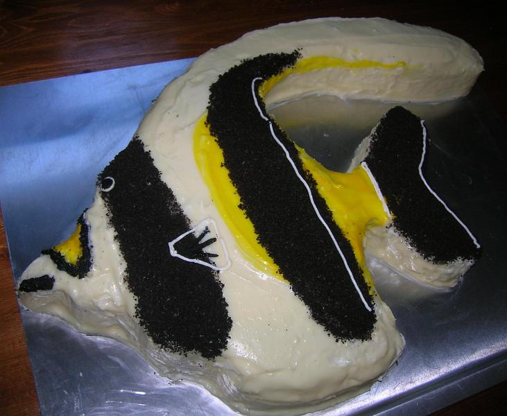 Moorish Idol Fish Cake